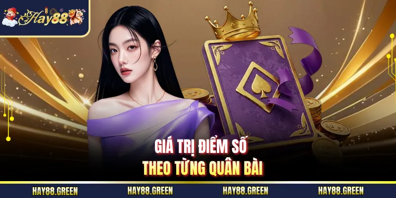 Giá trị điểm số theo từng quân bài